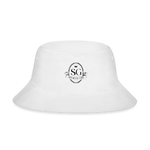 Open image in slideshow, Spoiled Girl Emblem Bucket Hat - white
