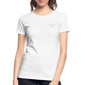 Open image in slideshow, Spoiled Girl Premium Eco-friendly Organic T-Shirt - white

